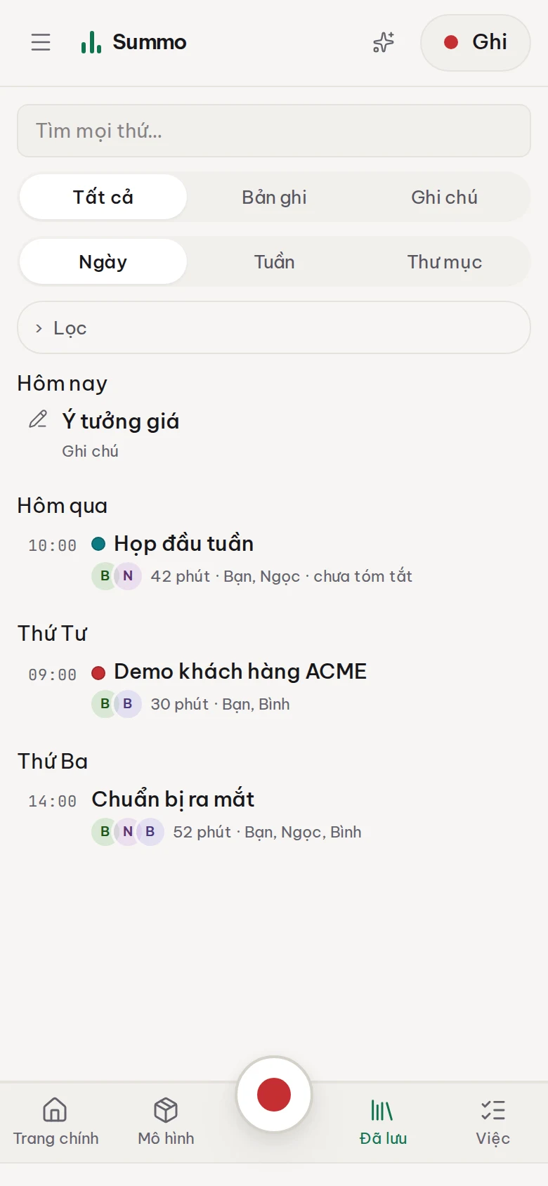 Summo trên màn hình 390px: kho, bộ lọc gấp lại.